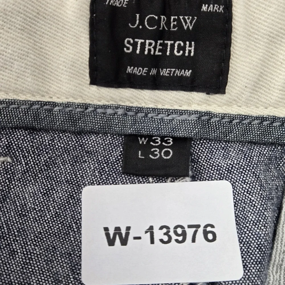 J.crew Men Pants 33X30 Gray Dress Pants Twill 484 Slim 28